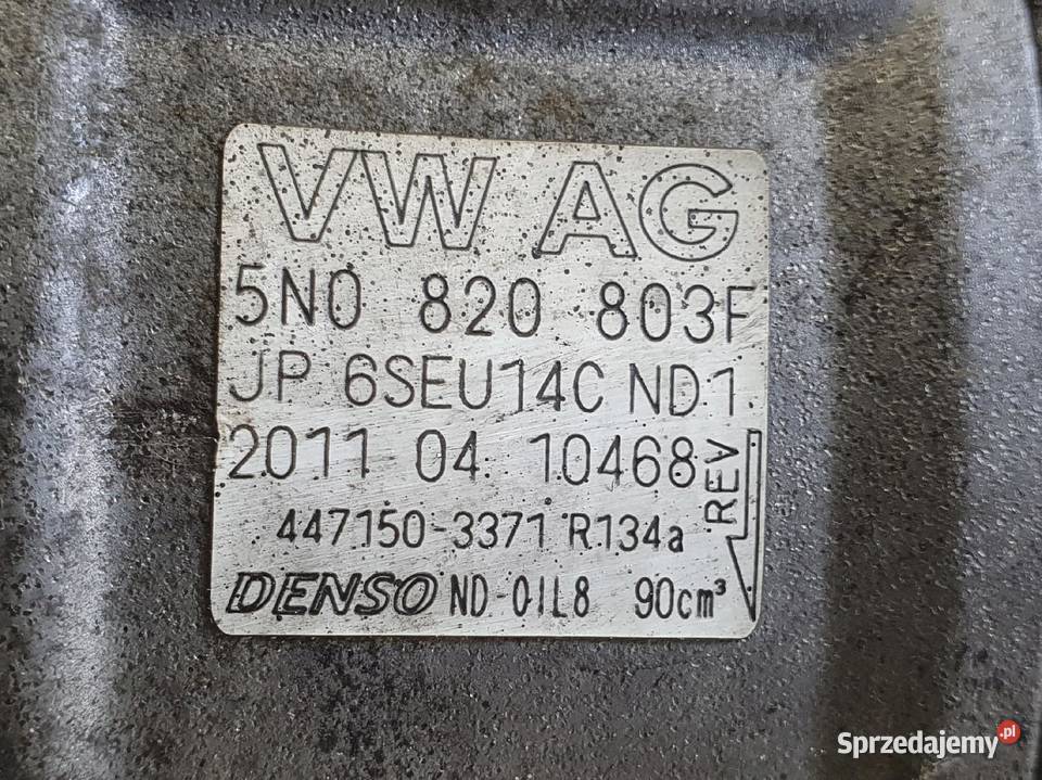 Audi A3 II 8P 16 TDI SPRĘŻARKA KLIMATYZACJI osobowe