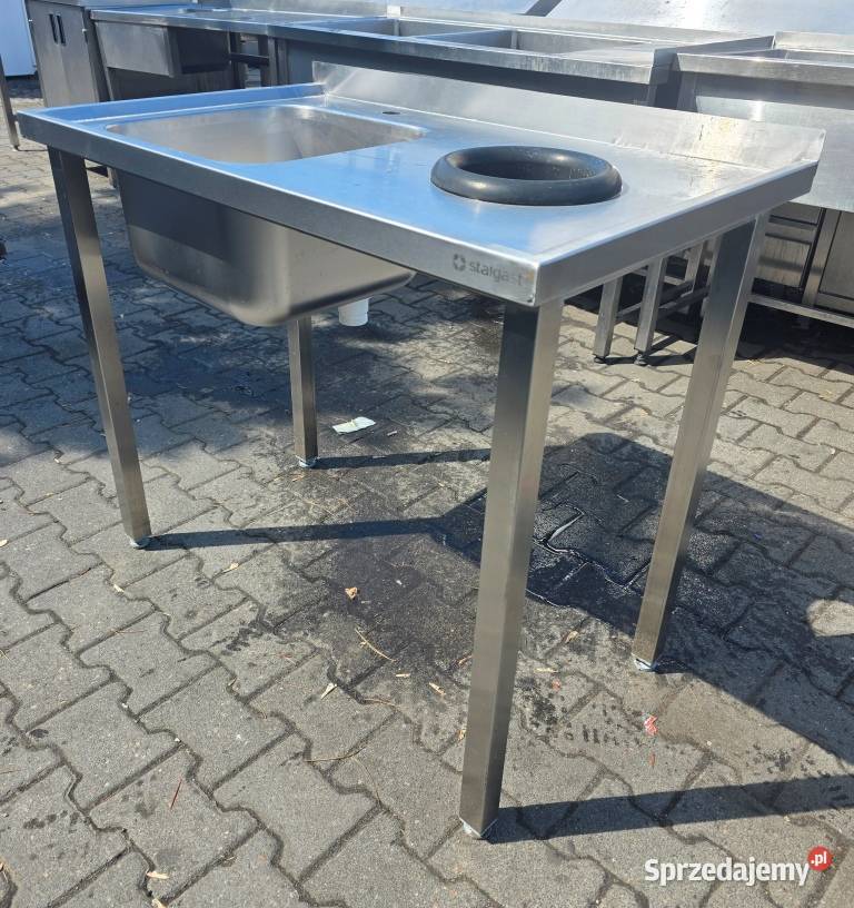 Zlew 1 komorowy z Dziurą Na Odpady 1006085 M1609 Nowe Skalmierzyce