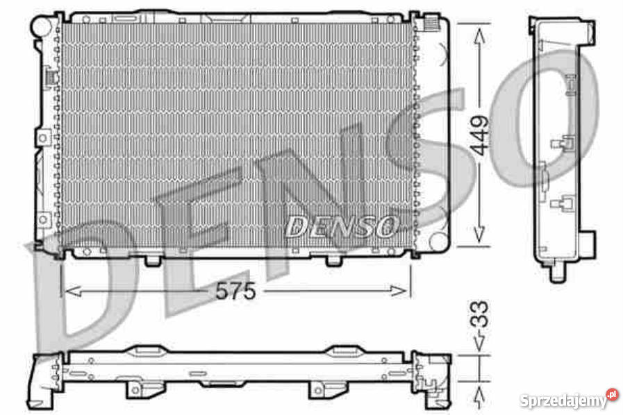 CHŁODNICAMANUAL DO190E 23 MERCEDES 190 1282 WYM Pruszków