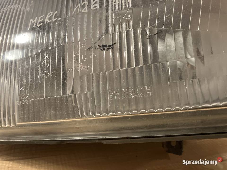 Mercedes SE W126 Lampa przednia lewa reflektor mazowieckie Łochów