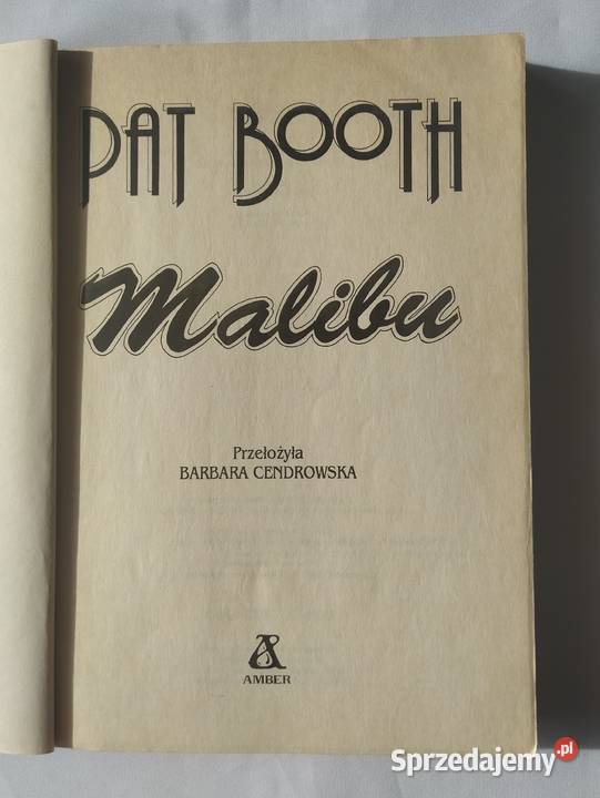MALIBU Pat Booth miękka Proza i poezja Hajnówka