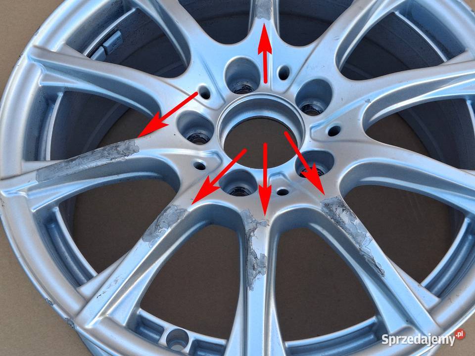 MERCEDES CKLASA W205 FELGA ALUFELGA 16 65J 5X112 Bieleń