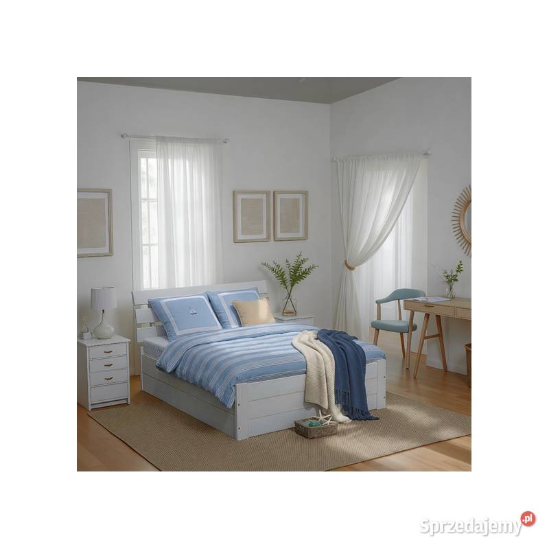 Łóżko tapczan drewniany SANTI z pojemnikiem opolskie sprzedam