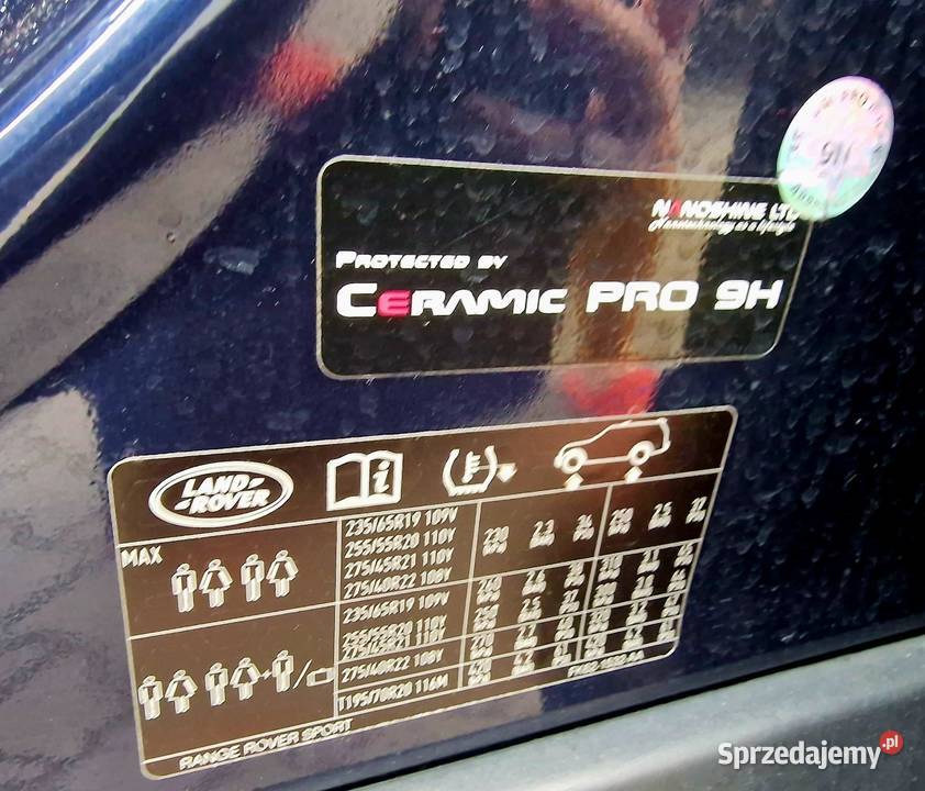 Range Rover Sport 30 zarejestrowany Ceramika Solec-Zdrój