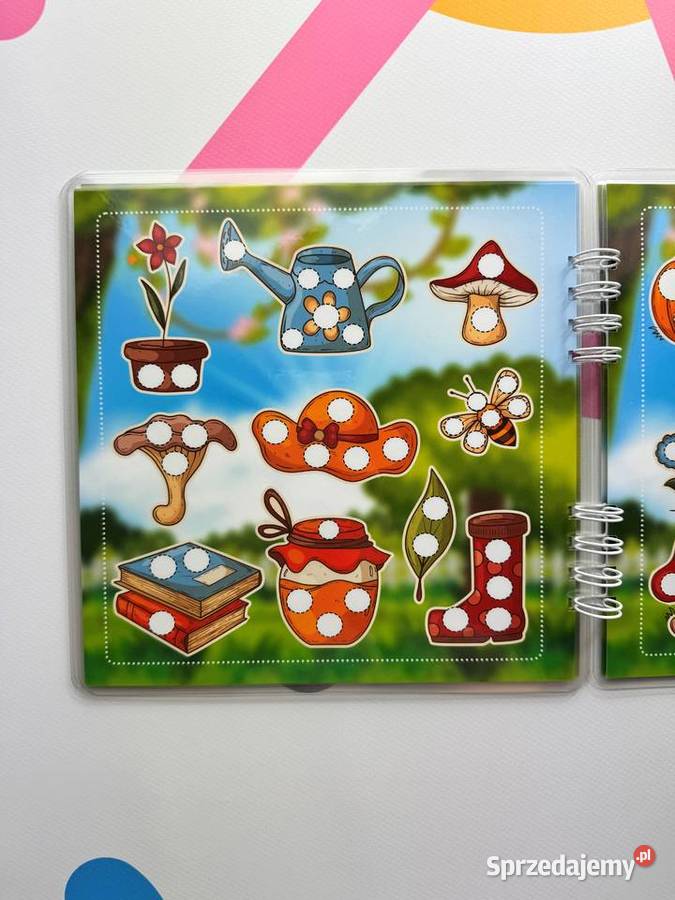 Gra edukacyjna album wielokrotnego użytku Kulki 2 lata+ Raszyn sprzedam