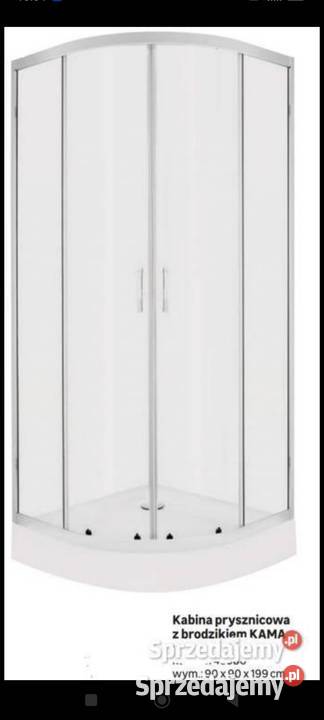 kabina narożna z brodzikiem nowa do pilnej Poznań