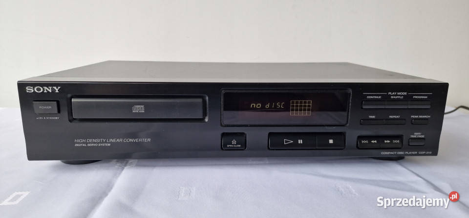 Odtwarzacz Sony CDP213 CDP 213 CD player CDP 213 Międzychód