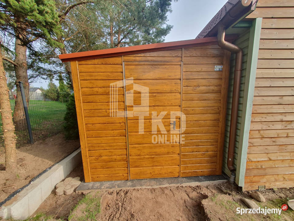 Domek Ogrodowy Schowek Garaż 25x6 Brama uchylna pomorskie Gdańsk