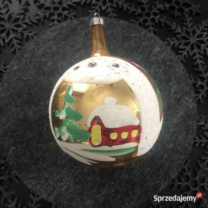 Zestaw 4 Unikalnych Polskich Bombek Choinkowych małopolskie Kraków