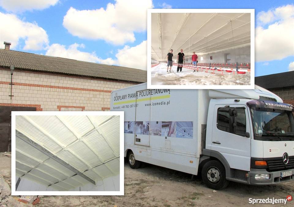 izolacja poddasza piankąocieplenie pianką Łódź
