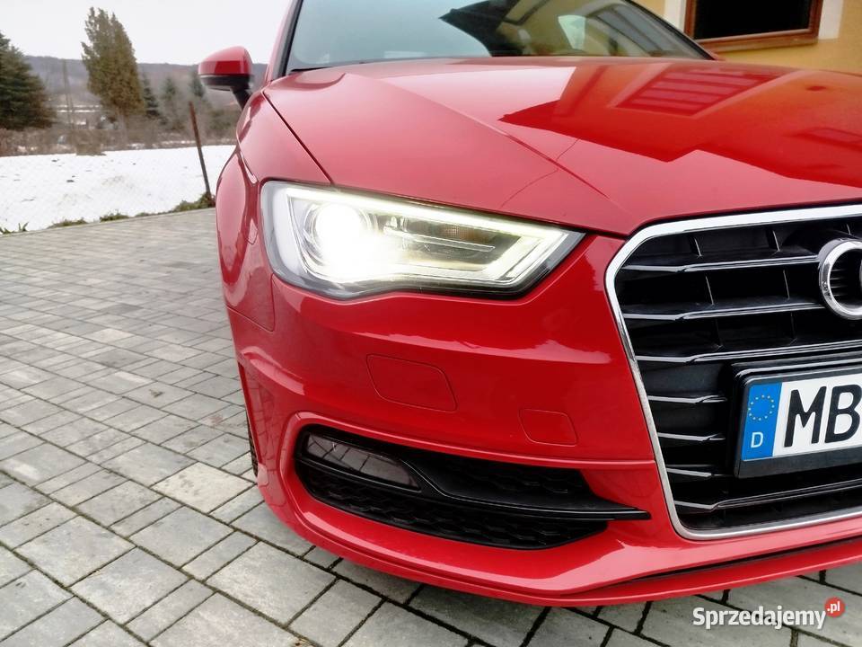 Audi A3 8V 14T BENZYNA FULL SLINE 2013R 128 aluminiowe felgi sprzedam