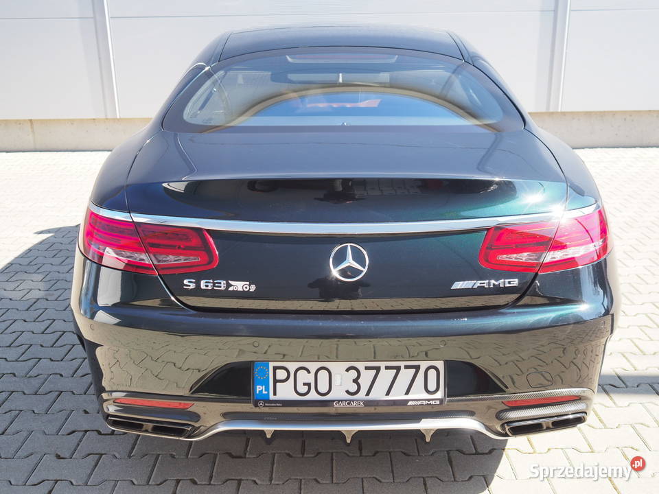 MercedesBenz S 63 AMG 4MATIC Coupe TCT 7G V8 nieuszkodzony wielkopolskie Stęszew