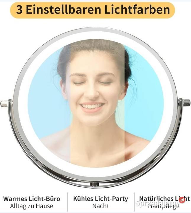 Lusterko do makijażu powiększające x 10 Domaszczyn