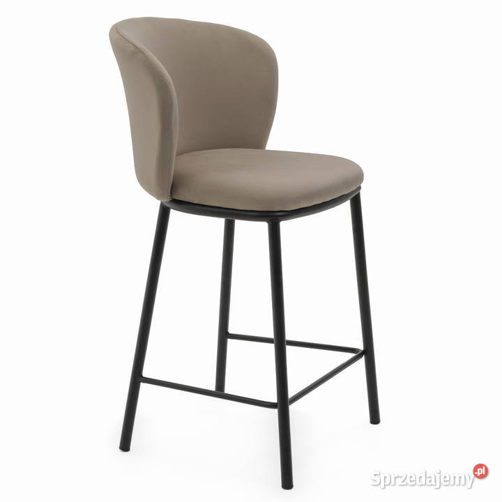 Ciemnobeżowy Hoker Tapicerowany Bari Wysyłka 24H Tarchały Małe sprzedam