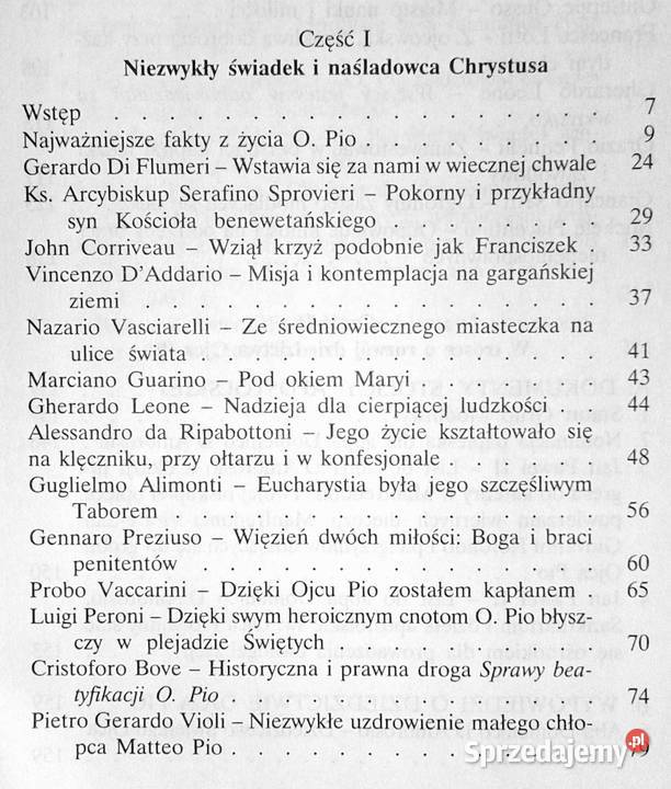 Święty Ojciec Pio O Gracjan Franciszek Majka Chełm