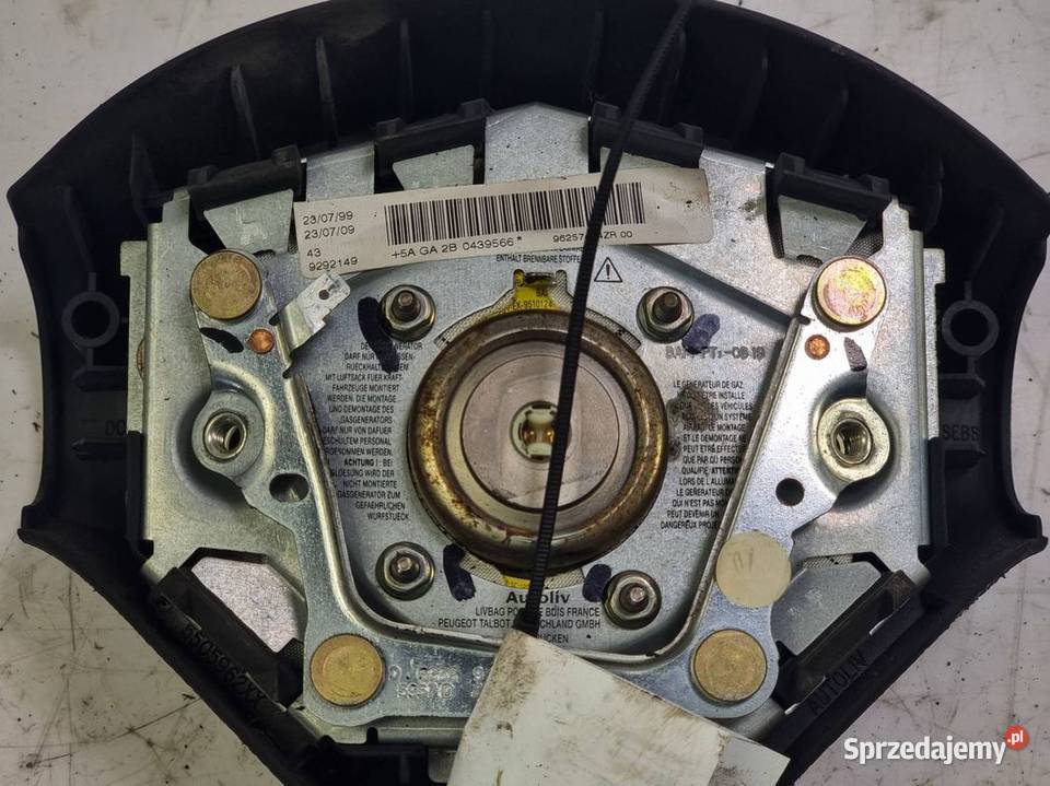 PODUSZKA AIRBAG PEUGEOT 206 Lipno