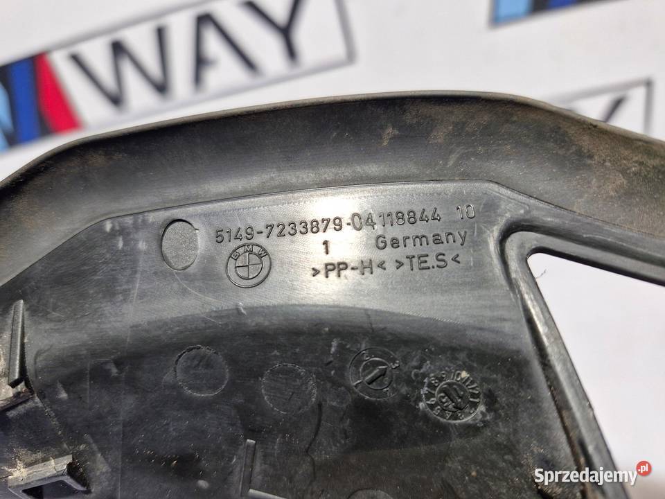 BMW F11 OSŁONA RYNIENKI ODWADNIAJĄCEJ TYŁ LEWY