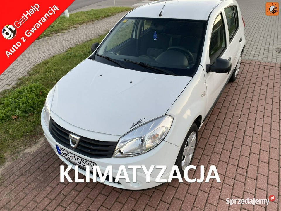 Dacia Sandero Niezawodna benzyna niski przebieg centralny zamek pomorskie Wejherowo sprzedam