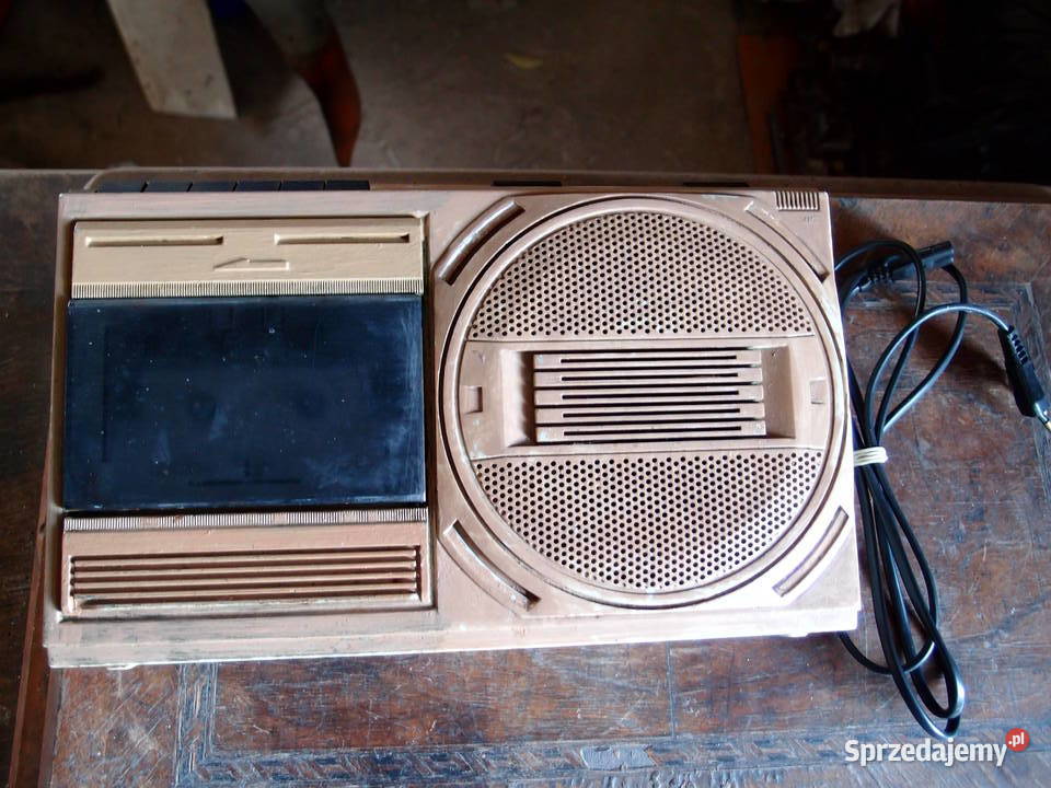 Radiomagnetofon PHILIPS D7140 Produkcja PRL lata Radioodtwarzacze Łódź