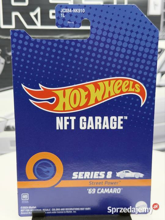 Hot Wheels NFT 69 Camaro BOX 24 Wrocław