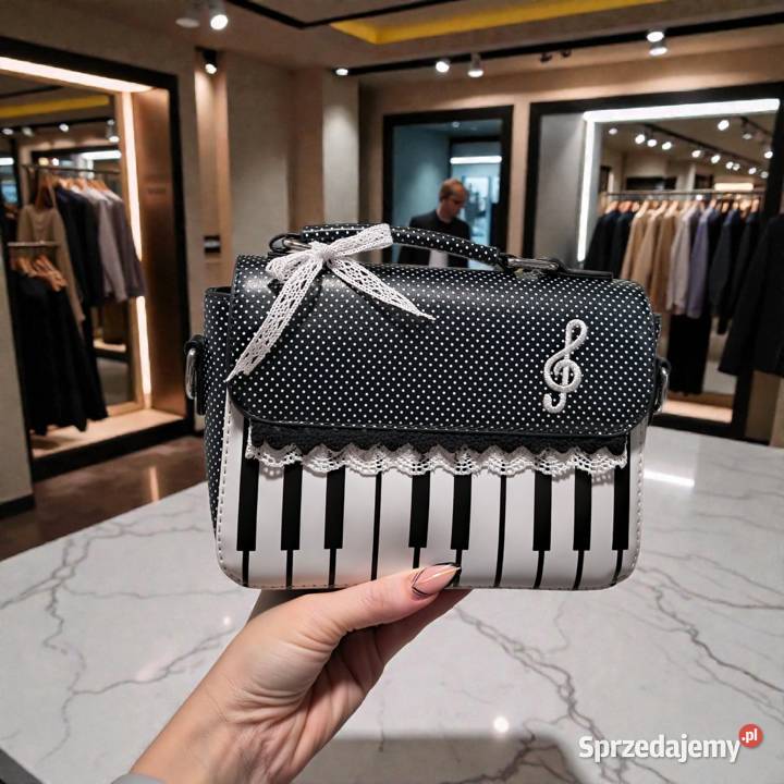 Torebka czarny wielkopolskie Września