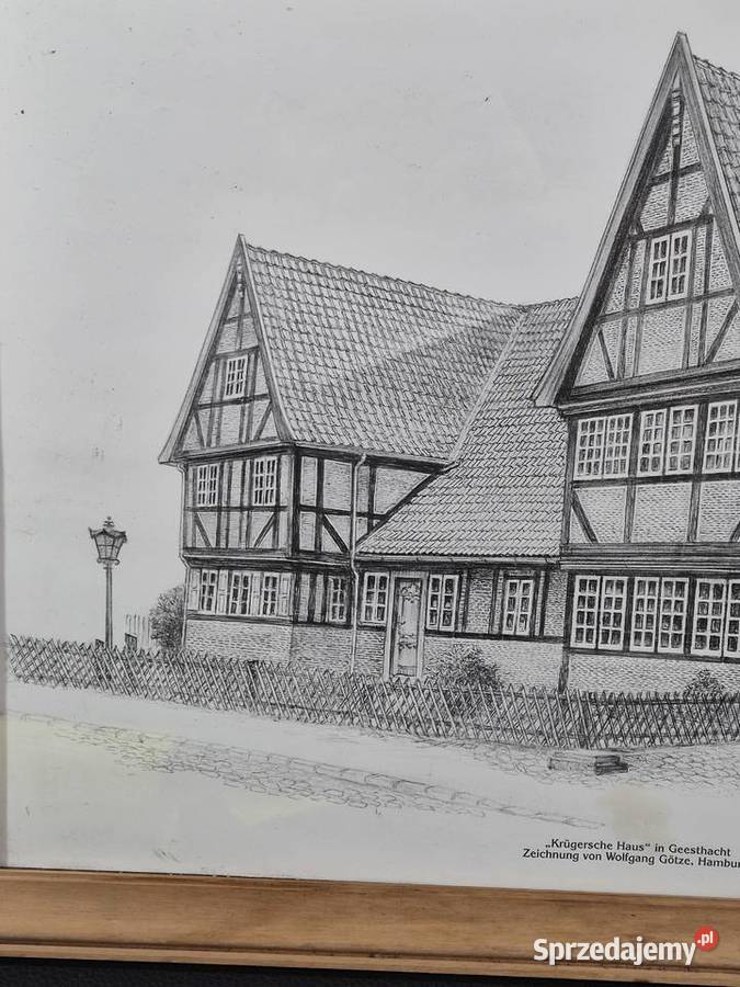 Grafika mur pruski Jerzy Cieślak 83r
