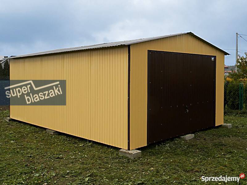 Garaż blaszak 4x6 RAL dwuspadowy garaże blaszane