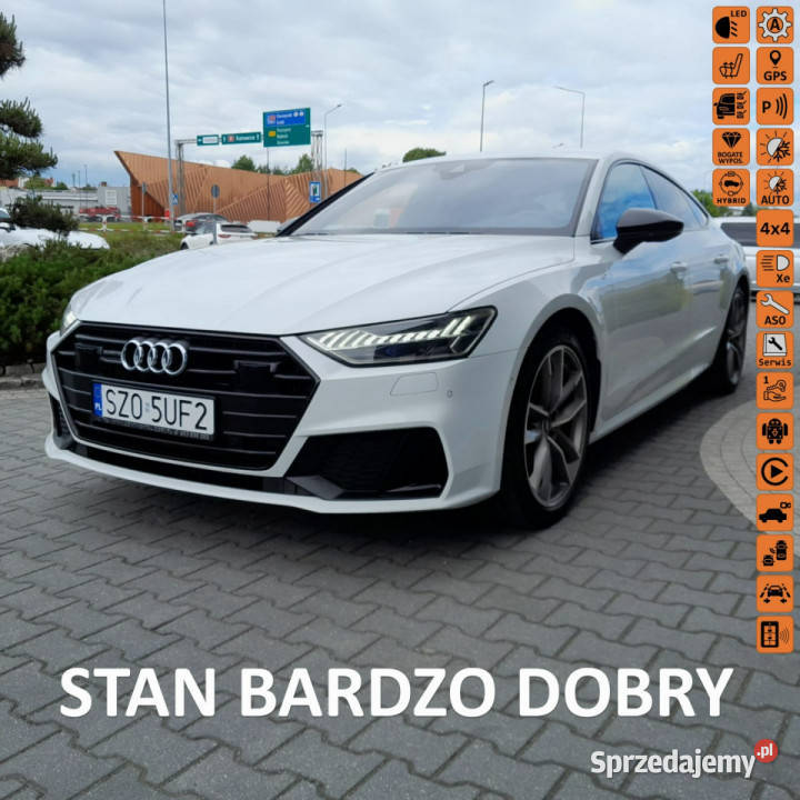 Audi A7 matrix radar podgrz fot kamera virtual śląskie