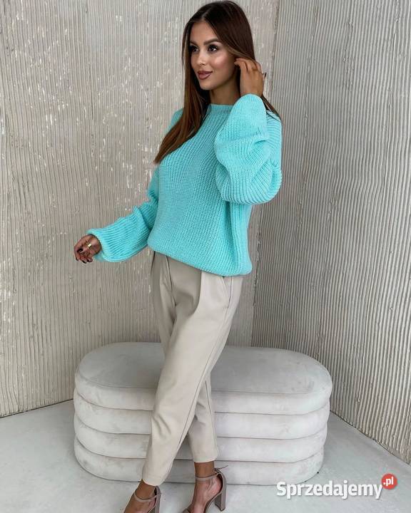 Spodnie cygaretki LaLu beż r M 38 Pątnów sprzedam