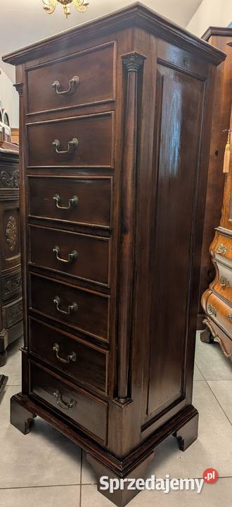 Piękna wysoka szyfonierakomoda kolonialna sklep Dąbrowa Górnicza sprzedam