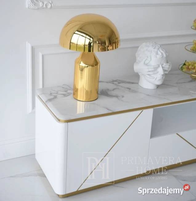 Stylowa szafka stolik RTV glamour wysoki połysk Warszawa