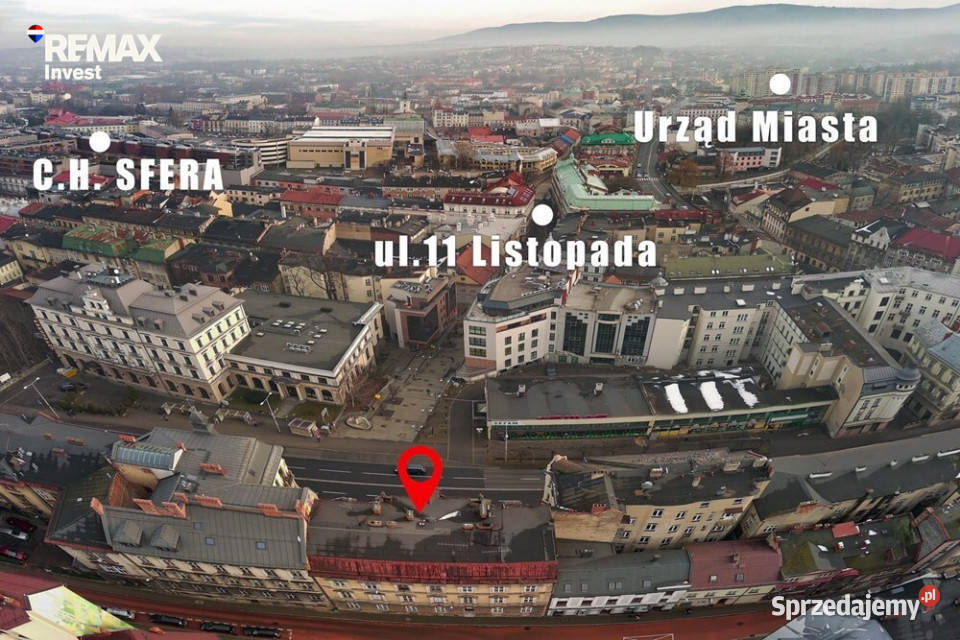 Kamienica inwestycyjna centrum BielskaBiałej 7015zł/m2