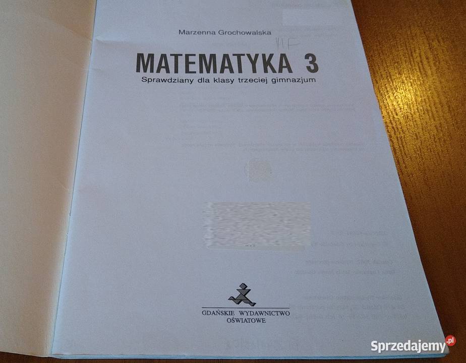 Matematyka 3 sprawdziany klasy trzeciej Gdańsk