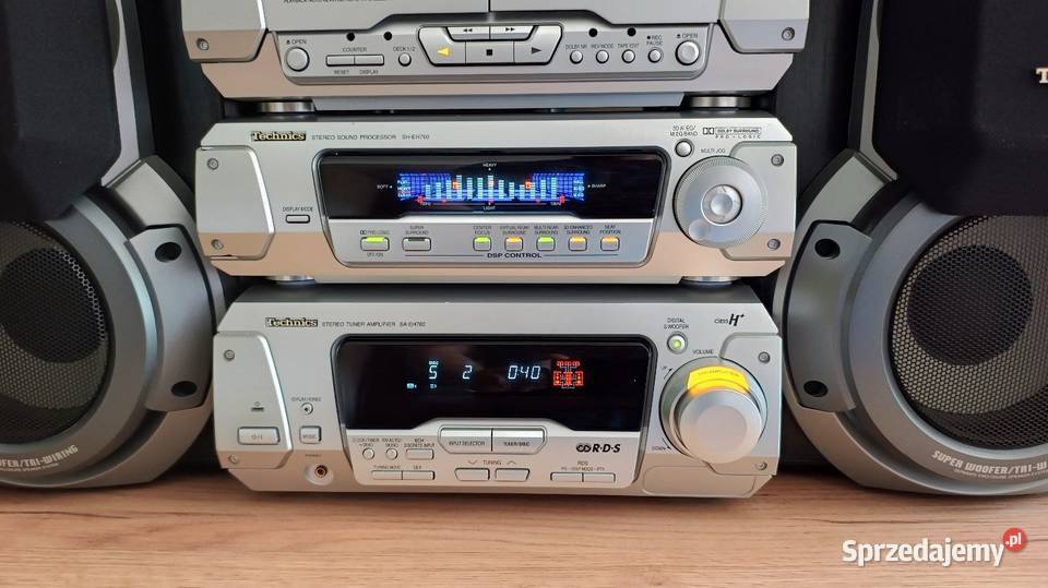 Wieża Technics eh760 komplet 5 głośników i pilot Kępno