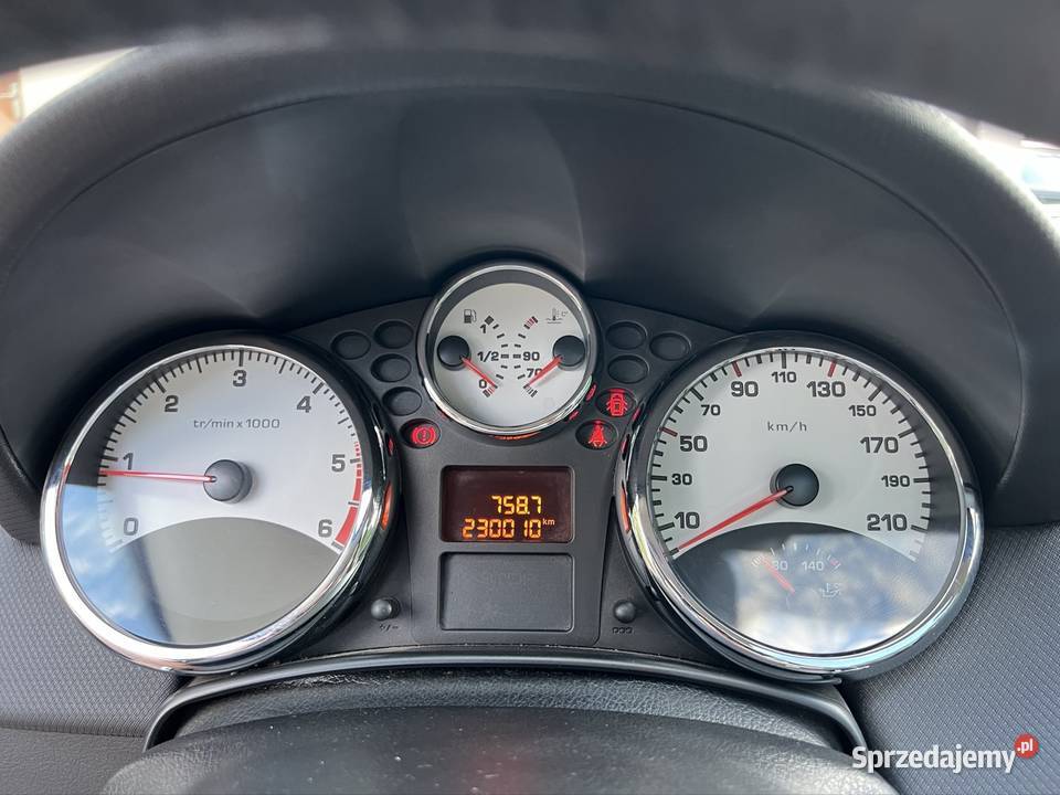 Peugeot 207 16 HDI 110 Panorama Pół Skóry elektryczne lusterka Krośniewice sprzedam