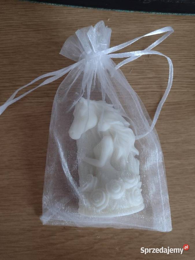 Świece sojowekotek Anioł dziewczyna z koniem śląskie Myszków