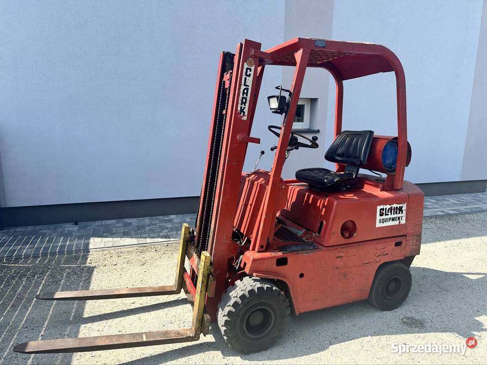 Wózek widłowy clark 15t 33m lpg automat wolna Clark