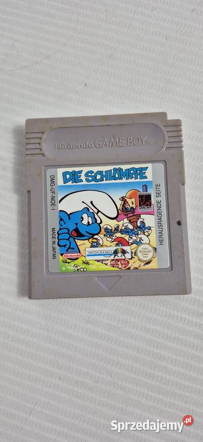 Die Schlmpfe Smerfy Oryginalna gra Nintendo Game lubelskie Biłgoraj