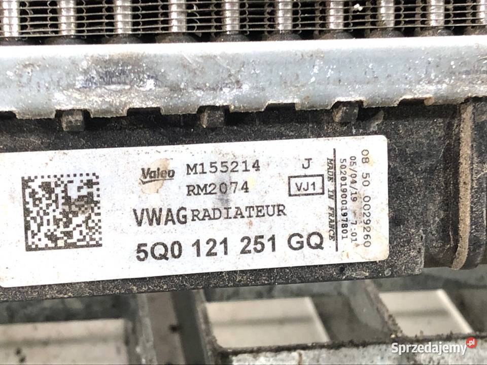 CHŁODNICA WODY VW TROC 15 150 5Q0121251GQ Chłodnie wody sprzedam