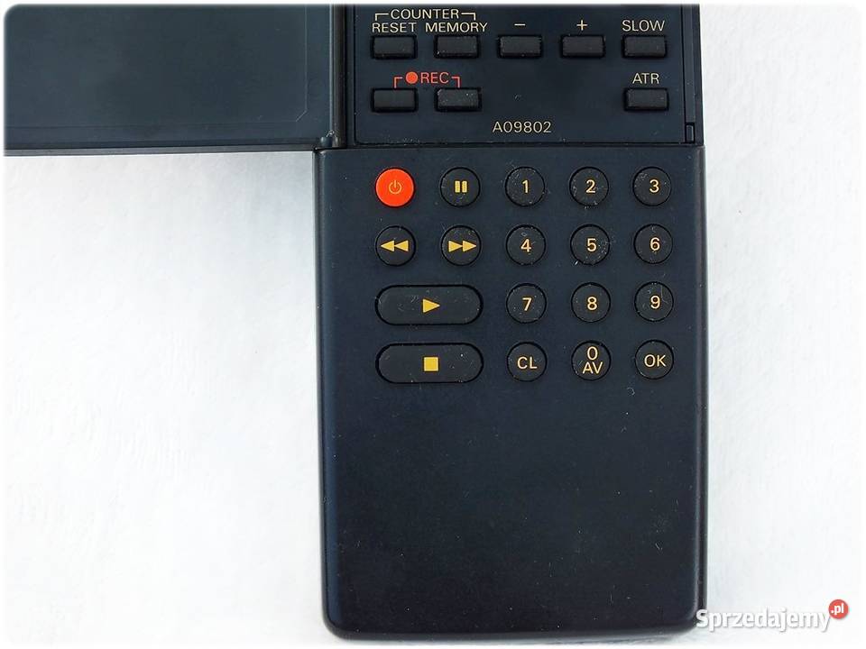 Pilot SANYO A09802 do magnetowidów VHS ORYGINAŁ Żary