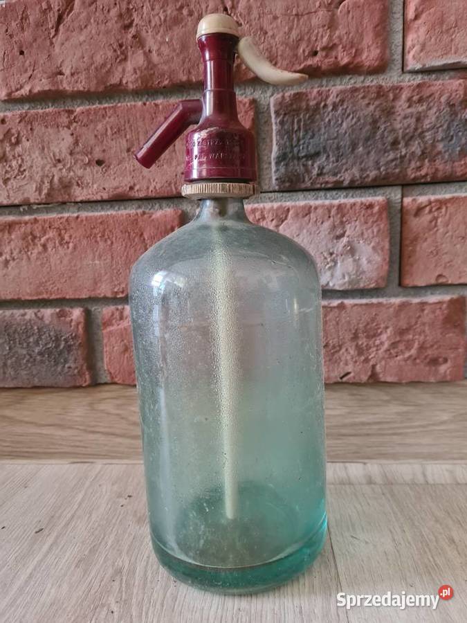 Stary syfon polski z PRLu Jastrzębie-Zdrój