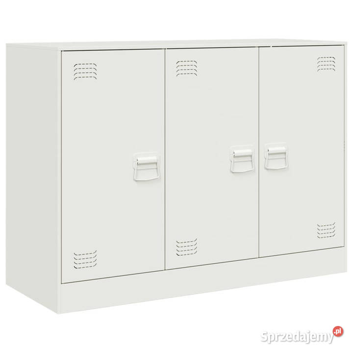 Szafka biała 99x39x73 stal WM841726 mazowieckie Warszawa