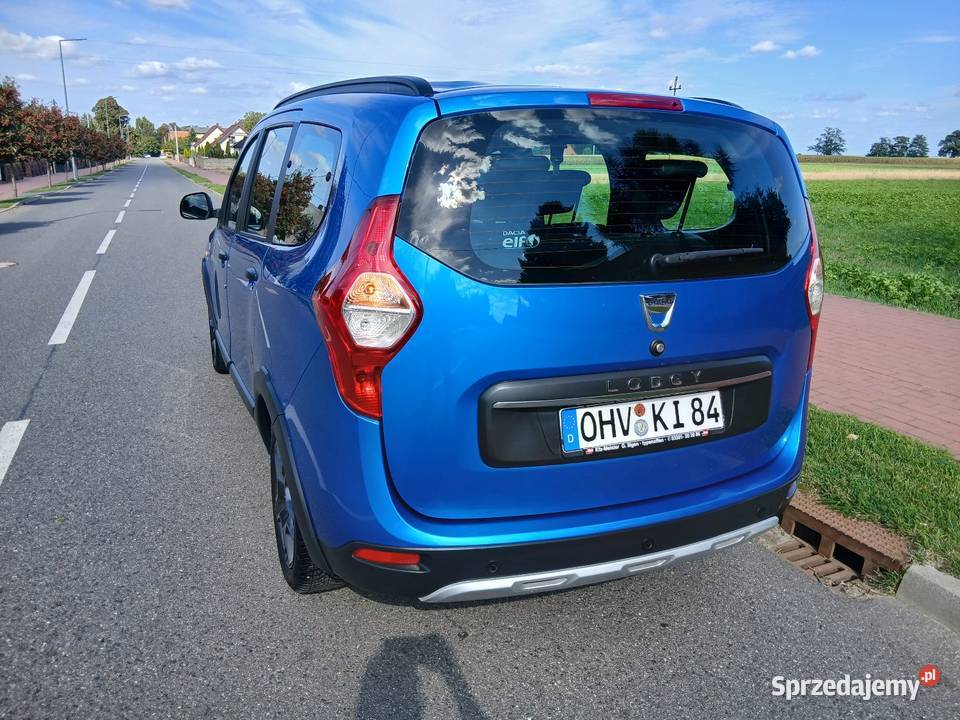 Dacia Lodgy stepway 7 osobowa 130tyśkm z Niemiec ogranicznik prędkości