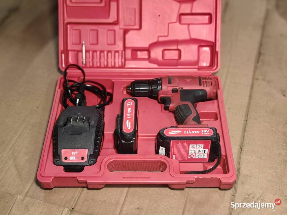 Wiertarko wkrętarka 18V 2x 1x5 Ah Samsung Inczew sprzedam