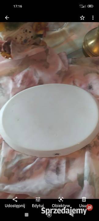 Stara patera Stok on trent porcelana Anglia biel Wrocław