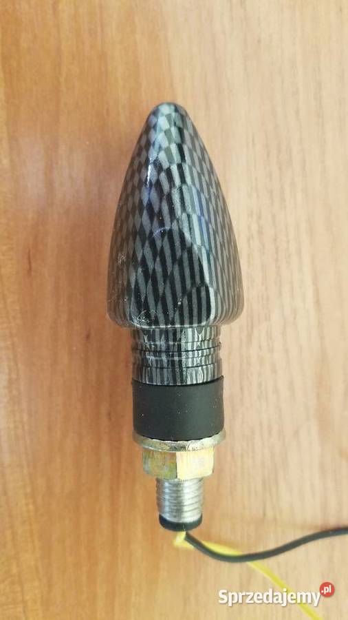 Kierunkowskaz kierunek biały klosz LED strzałka