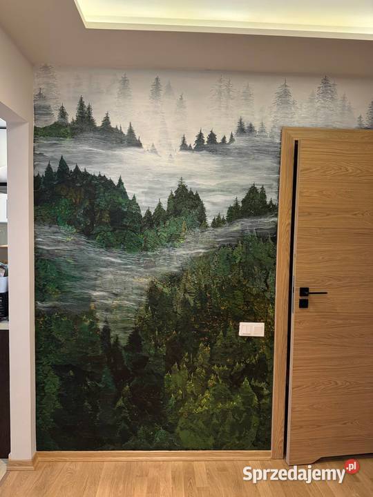 Efekt WOW na ścianie relief malowidło Malowanie i tapetowanie Kraków