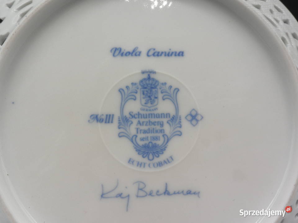 Talerz Ażurowy Schumann Arzberg Kaj Beckman
