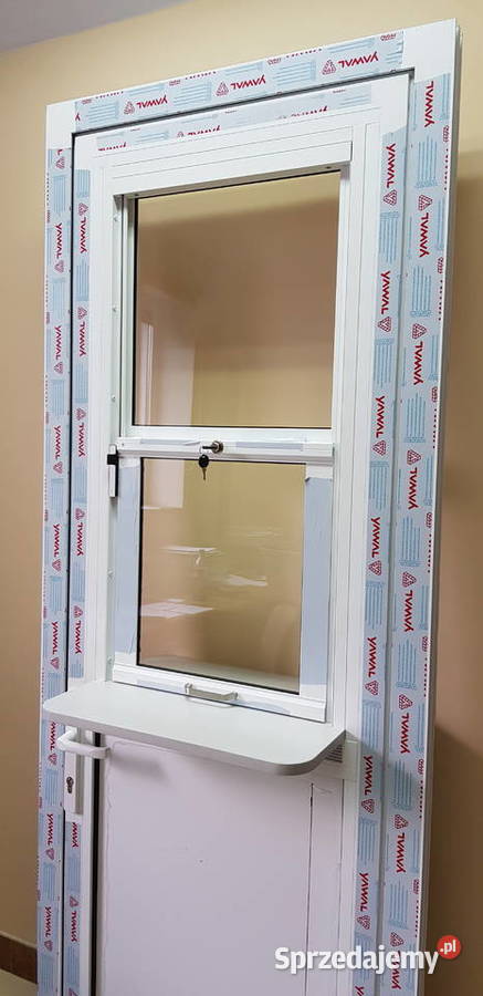 drzwi z oknem podnoszonym parapet do kuchni Drzwi i okna zachodniopomorskie Kołbaskowo