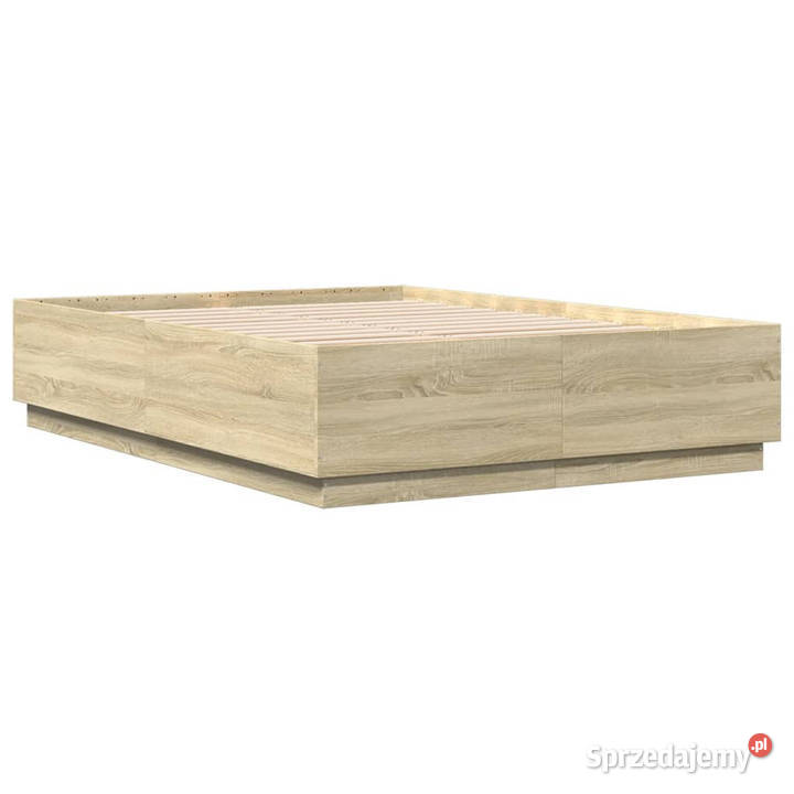 Rama łóżka z LED dąb sonoma 120x200 WM3209620 203cm Warszawa